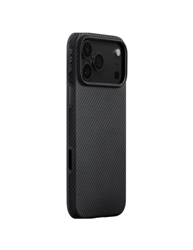 Husă Pitaka Aramid UltraGuard pentru Apple iPhone 17 Pro, Negru | Gri
