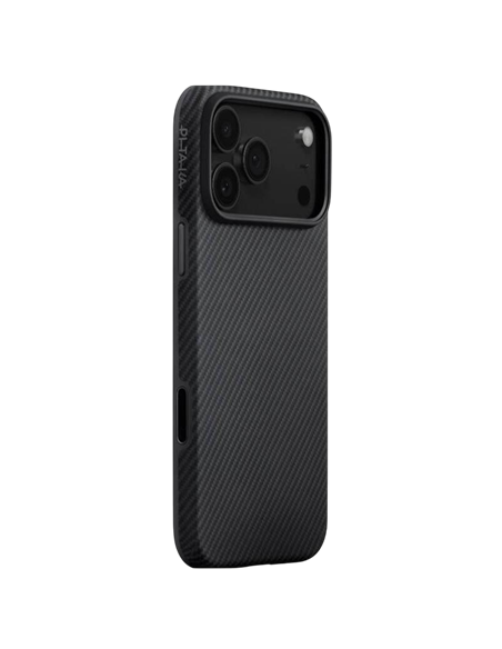 Husă Pitaka Aramid UltraGuard pentru Apple iPhone 17 Pro, Negru | Gri