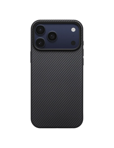 Husă Pitaka Aramid UltraGuard pentru Apple iPhone 17 Pro, Negru | Gri