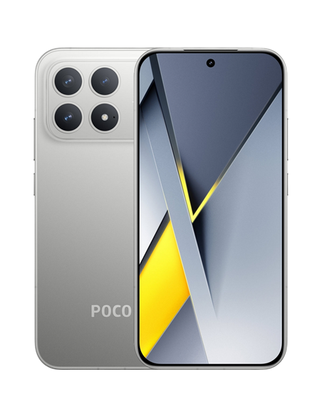 Смартфон Xiaomi Poco F8 Pro, 12Гб/512Гб, Серебристый