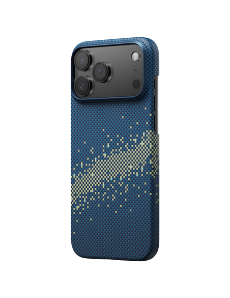 Husă Pitaka MagEZ 7 StarPeak pentru Apple iPhone 17 Pro, Milky way Husă Pitaka MagEZ 7 StarPeak pentru Apple iPhone 17 Pro, Milky way