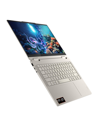 Laptop 14" Lenovo Yoga 7 2-in-1 14APK10, Seashell, AMD Ryzen AI 7 350, 24GB/1024GB, Fără SO