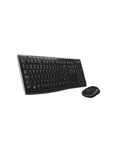 Set Tastatură + Mouse Logitech MK270, Fără fir, Negru