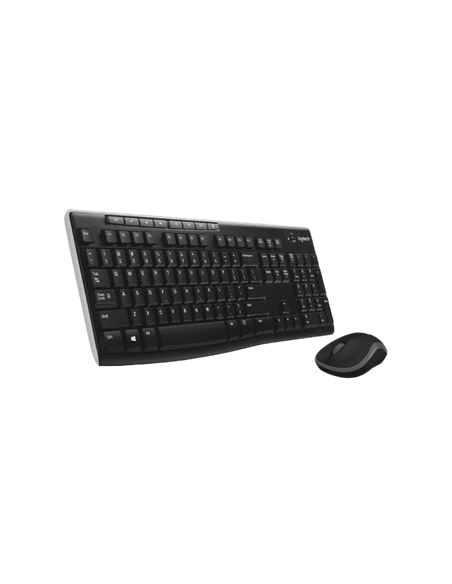 Клавиатура и мышь Logitech MK270, Беспроводное, Чёрный