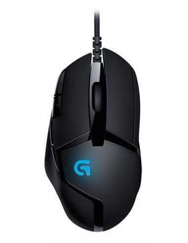 Gaming Mouse Logitech G402 Hyperion Fury- Optical- 240-4000 dpi- 8 buttons- Backlight- Black- USB