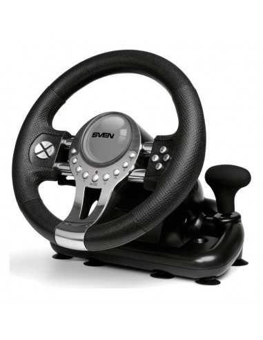 Wheel SVEN GC-W800- 10- 180 degree- Pedals- Tiptronic- 2-axis- 12 buttons- Vibration feedback- USB