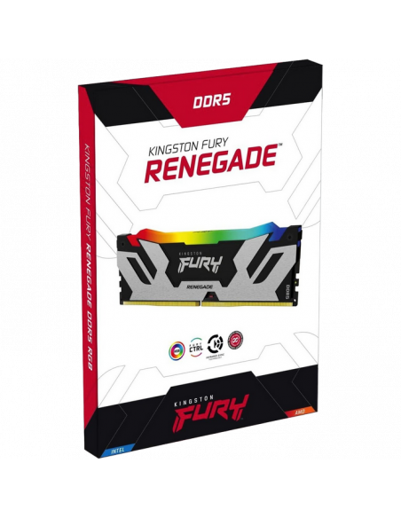 Оперативная память Kingston FURY Renegade RGB, DDR5 SDRAM, 6000 МГц, 32 Гб, KF560C32RSAK2-32