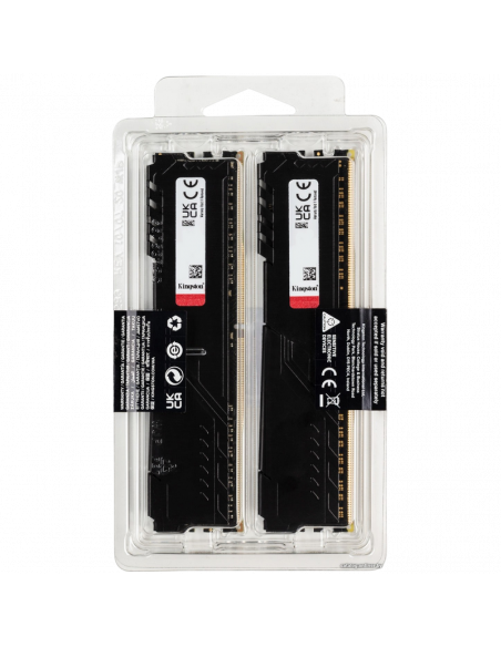 Оперативная память Kingston FURY Beast, DDR4 SDRAM, 2666 МГц, 16Гб, KF426C16BBK2/16
