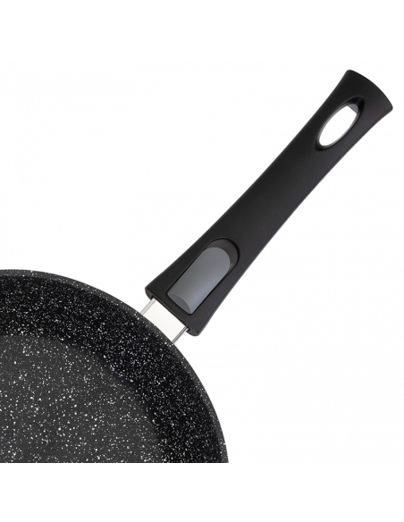 Tigaie adâncă RESTO 93014, 28cm, Negru