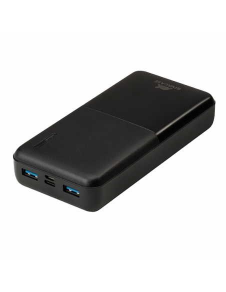 Acumulator extern RivaCase VA2572, 20000mAh, Negru