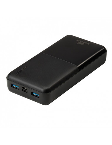 Acumulator extern RivaCase VA2572, 20000mAh, Negru