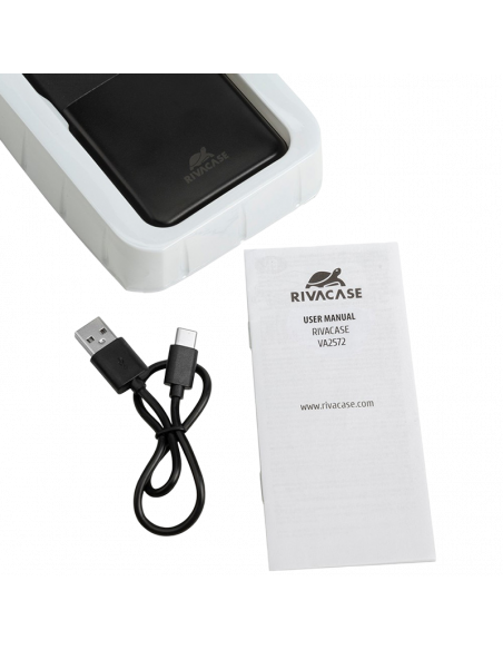 Acumulator extern RivaCase VA2572, 20000mAh, Negru