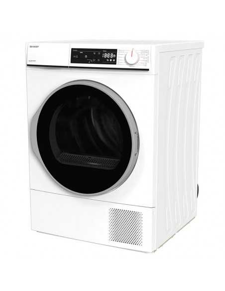 Uscător de rufe Sharp KDNHA7S7GW21EE, 7kg, Alb