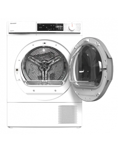 Uscător de rufe Sharp KDNHA7S7GW21EE, 7kg, Alb