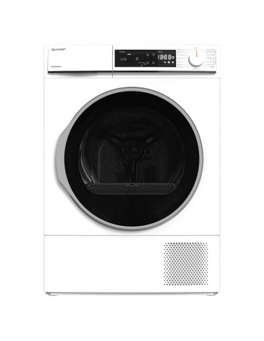 Uscător de rufe Sharp KDNHA7S7GW21EE, 7kg, Alb