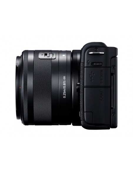 Беззеркальные фотоаппараты DC Canon EOS M200 Black amp EF-M 15-45mm f3.5-6.3 IS STM KIT