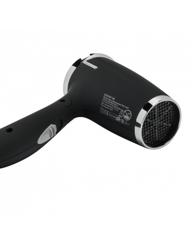 Компактный фен Polaris PHD 1464T, 1400 Вт, Чёрный