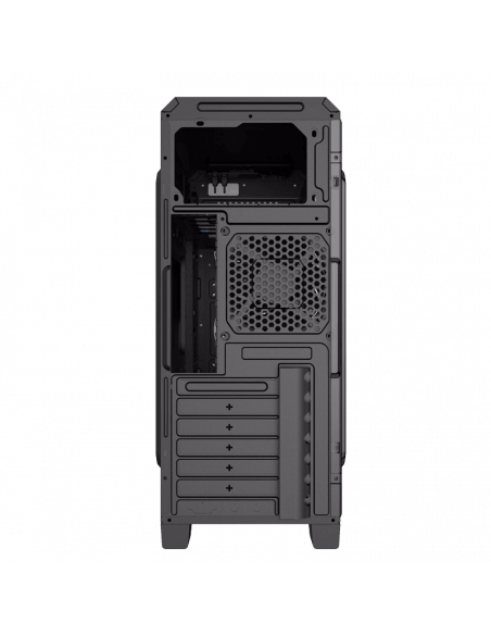 Carcasă PC Gamemax G561-FRGB, Midi-Tower, Fără PSU, Negru