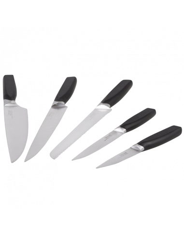 Set de Cuțite Rondell Lincor, Negru