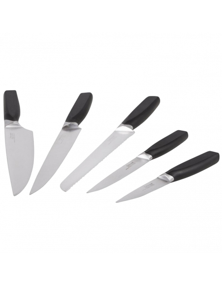 Set de Cuțite Rondell Lincor, Negru