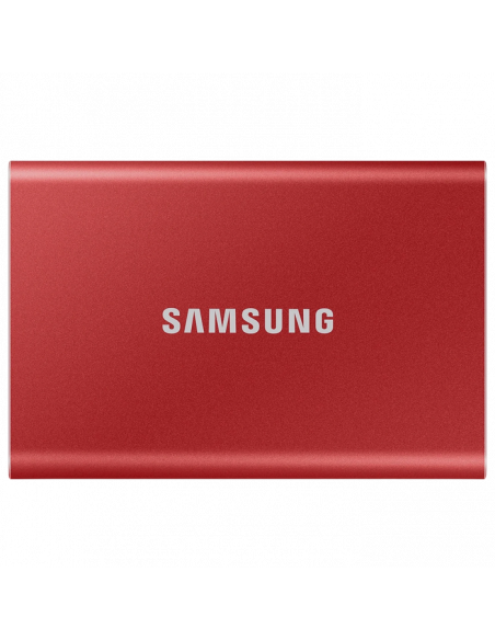 Внешний портативный SSD накопитель Samsung Portable SSD T7, 1 ТБ, Красный (MU-PC1T0R/WW)