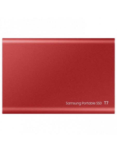 Внешний портативный SSD накопитель Samsung Portable SSD T7, 1 ТБ, Красный (MU-PC1T0R/WW)