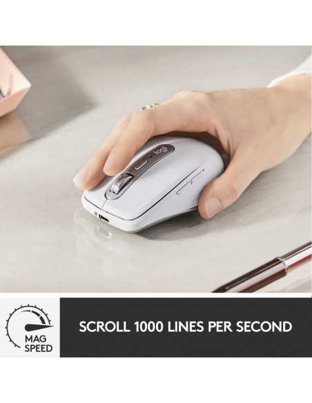 Mouse Wireless Logitech MX Anywhere 3 for Mac, Alb