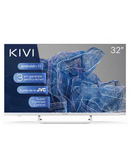 32" LED SMART Телевизор KIVI 32F750NW, 1920x1080 FHD, Android TV, Белый