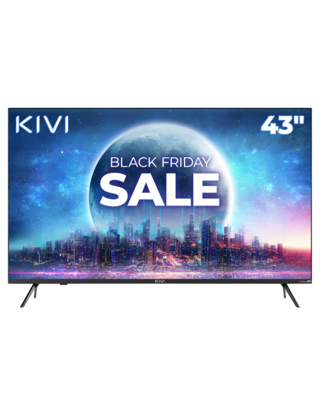 43" LED SMART Телевизор KIVI 43U750NB, 3840x2160 4K UHD, Android TV, Чёрный