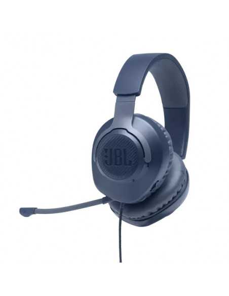 Игровая Гарнитура JBL Quantum 100, Проводной аналоговый, Синий