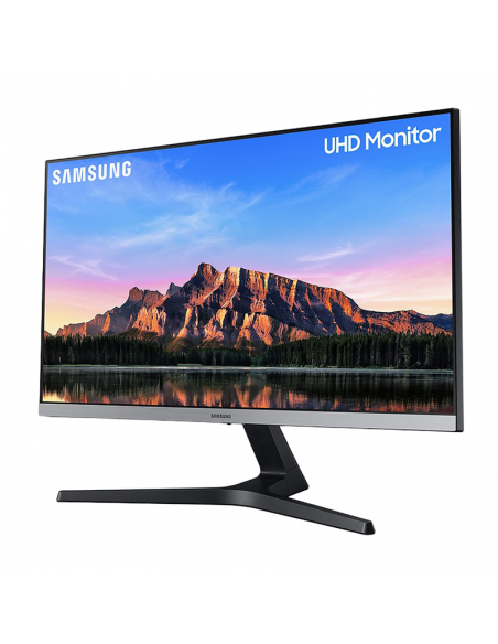 28" Монитор Samsung U28R550UQ, IPS 3840x2160 4K-UHD, Черный/Серый