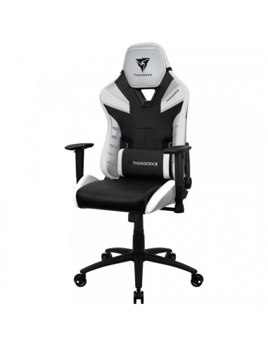 Scaun Gaming ThunderX3 TC5, PU Piele, Alb