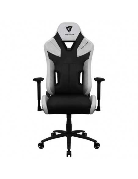 Scaun Gaming ThunderX3 TC5, PU Piele, Alb