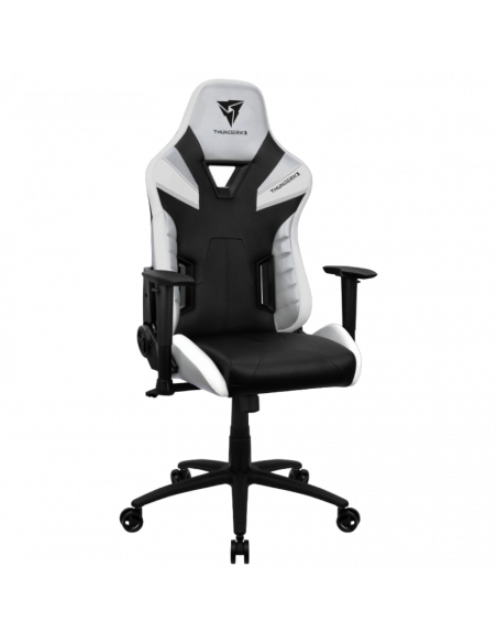 Scaun Gaming ThunderX3 TC5, PU Piele, Alb