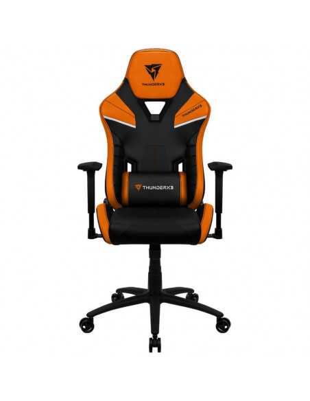 Игровое кресло ThunderX3 TC5, Искусственная кожа, Черный/Оранжевый