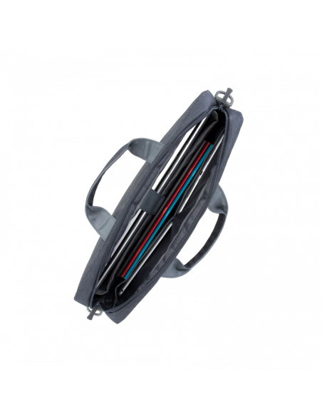 Сумка для ноутбука RivaCase Prater, 15.6", Полиэстер, Тёмно-серый