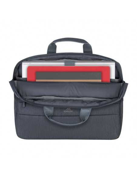 Сумка для ноутбука RivaCase Prater, 15.6", Полиэстер, Тёмно-серый