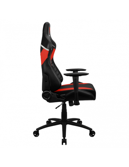 Scaun Gaming ThunderX3 TC3, PU Piele, Negru/Rosu