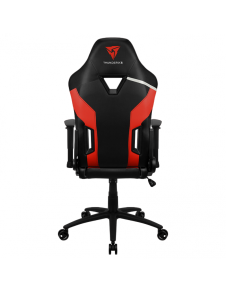 Scaun Gaming ThunderX3 TC3, PU Piele, Negru/Rosu