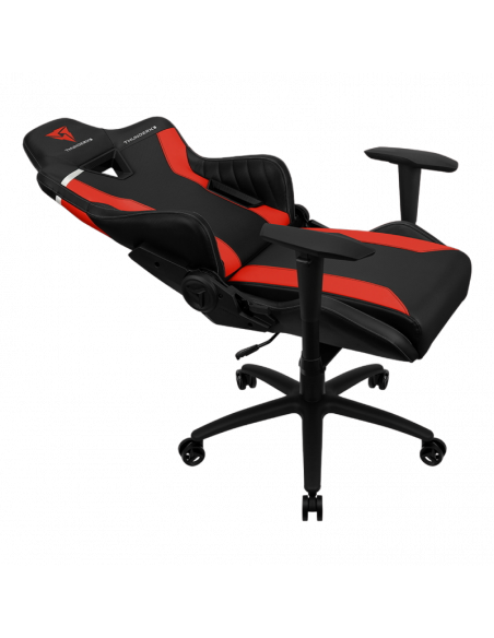Scaun Gaming ThunderX3 TC3, PU Piele, Negru/Rosu