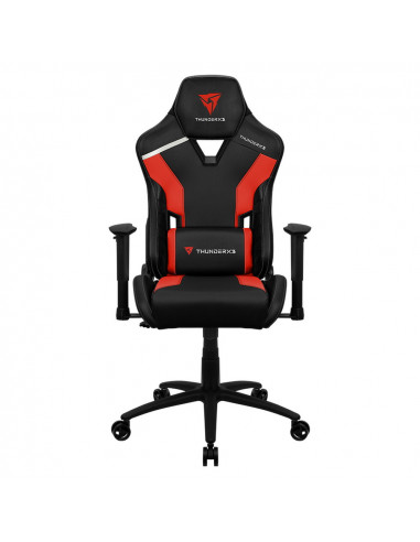 Scaun Gaming ThunderX3 TC3, PU Piele, Negru/Rosu