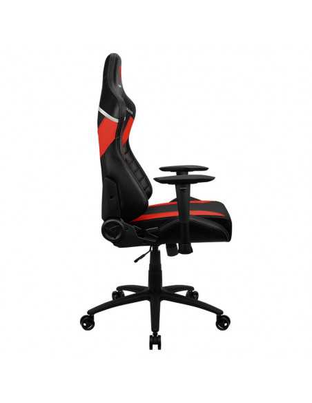 Scaun Gaming ThunderX3 TC3, PU Piele, Negru/Rosu