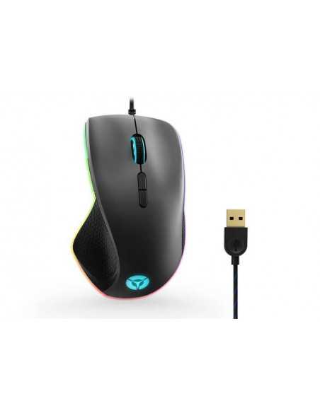 Игровая мышь Lenovo M500, Чёрный/Серый