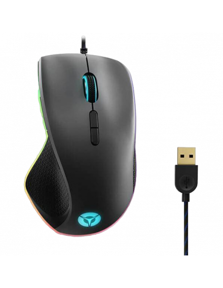 Игровая мышь Lenovo M500, Чёрный/Серый