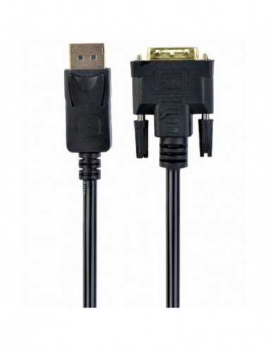 Cable DP to DVI 1.8m- Cablexpert- CC-DPM-DVIM-6- Black