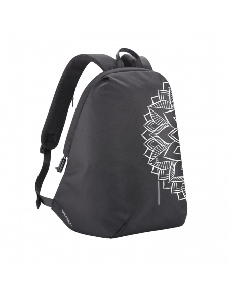 Rucsac zilnic Bobby Soft Art, 15.6", Textil, Negru