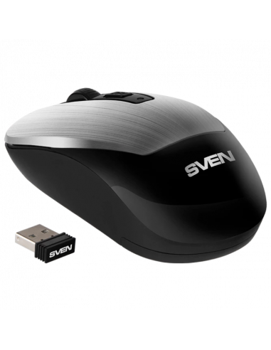 Беcпроводная мышь SVEN RX-380W, Серебристый