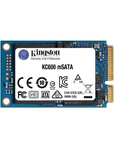 mSATA SSD Kingston KC600 512GB (SKC600MS/512G)