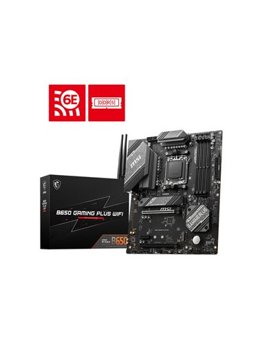 Материнская плата MSI B650 GAMING PLUS WIFI / AM5 / B650 / DDR5 / ATX