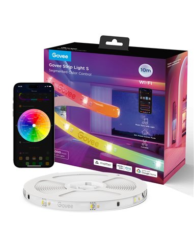 Светодиодная лента GOVEE RGBIC S LED / 10m / Multicolor / Wi-Fi / Bluetooth